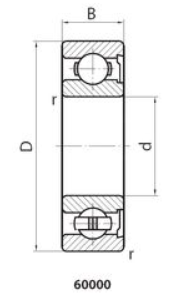 60206AK Подшипники #2