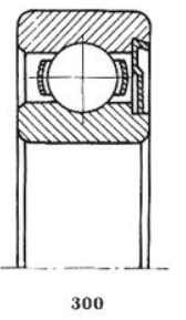 Подшипник радиальный шариковый однорядный 60307А1 Подшипники #2