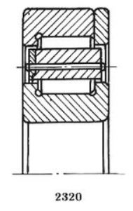 Подшипник цилиндрический роликовый 22320М Подшипники #2