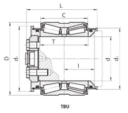 БРЕНКО TBU 150x250x160 Подшипники #2