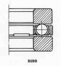 Подшипник шариковый упорный одинарный 10089/1180 Подшипники #2