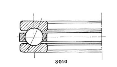 Подшипник шариковый упорный одинарный 81/670Г Подшипники #2