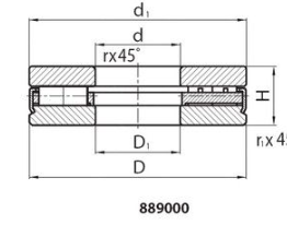 889814 Подшипники #1